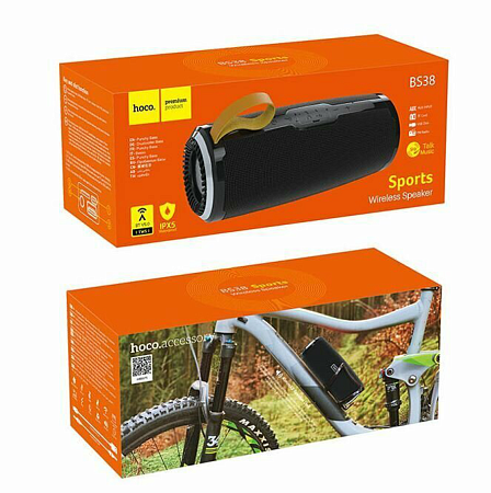 Колонка BS38 Cool freedom sports wireless speaker, HOCO, черная