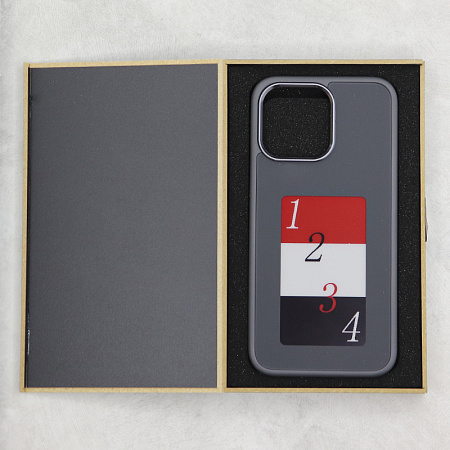 Чехол-накладка для iPhone 15 Pro, с экраном, без лого, X-CASE, черный
