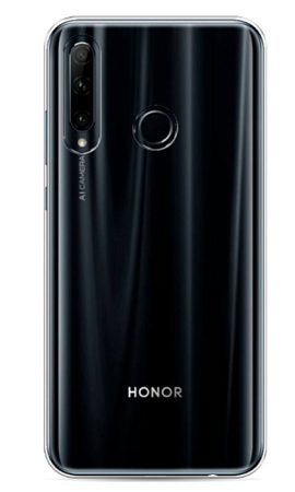 Чехол силиконовый для Honor 10I/Honor 20 Lite/Honor 20I/P Smart+ (2019)/20E, X-CASE, прозрачный