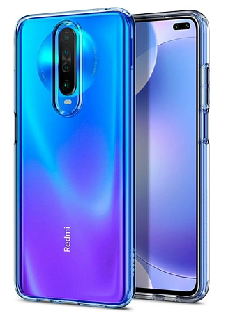 Чехол силиконовый для Xiaomi Redmi K30/ POCO X2, прозрачный