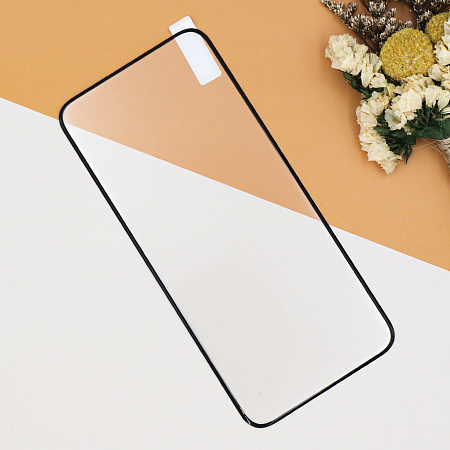 Защитное стекло на Xiaomi 14 Ultra, полный клей, прозрачное с черной рамкой, X-CASE