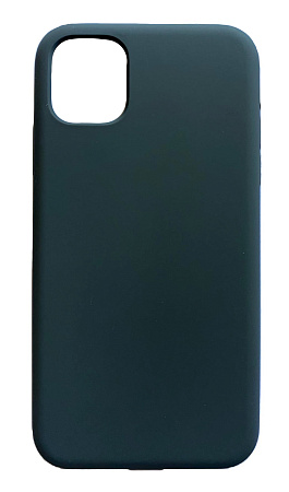 Чехол - накладка для iPhone 11, Silicon Case, без лого, угольно-серый