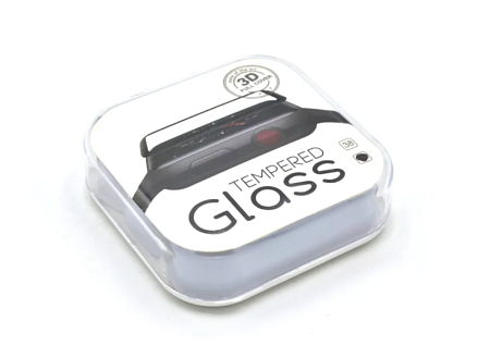 Защитное стекло на Apple Watch, 38mm, 3D Full glue, черное