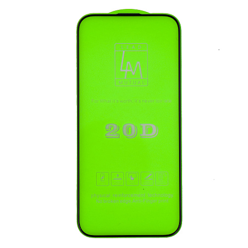 Защитное стекло на iPhone 16 Pro/17, 20D, черное, X-CASE