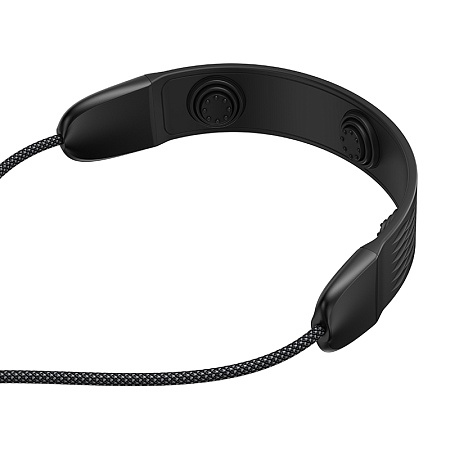 Кабель Type-C на Type-C, HOCO, U145, с шнурком на шею для телефона, 100W, черный