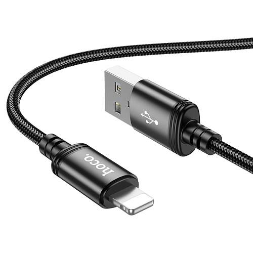 USB дата кабель Lightning, HOCO, X91, 3M, черный