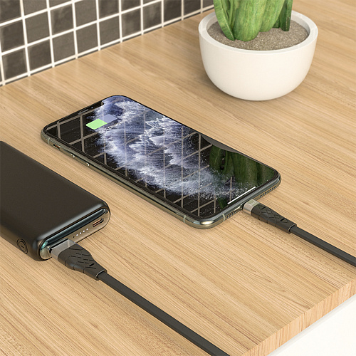 USB дата кабель Lightning, HOCO, X53, черный