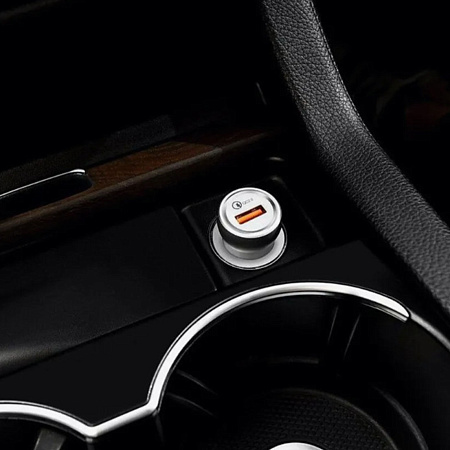 Автомобильное зарядное устройство, 2 USB 2.1A (Z4), HOCO, черный