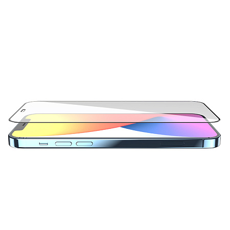 Защитное стекло на iPhone 12 Pro Max (6.7) G7, HOCO, Full screen HD tempered glass, черное