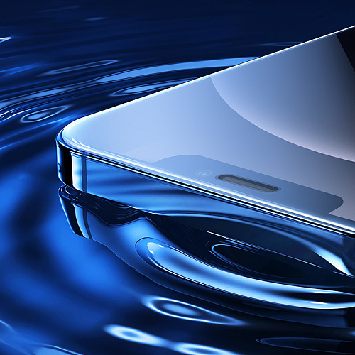 Защитное стекло на iPhone 12 Pro Max (6.7) A777, HOCO, HD, черное