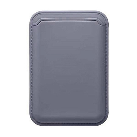 Чехол для карт (MagSafe), без лого, силиконовый, X-CASE, темно-сиреневый