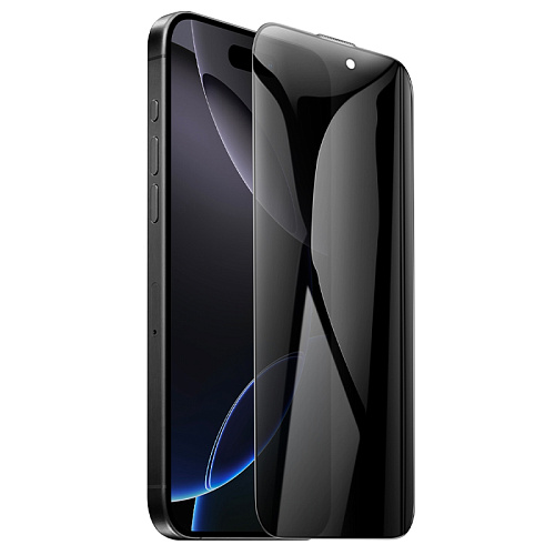 Защитное стекло для iPhone 16 Pro Max, G777 Plus, HOCO, anti-static, антишпион, черное