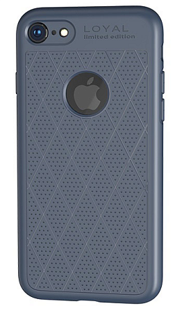 Чехол силиконовый для iPhone 7 Plus/8 Plus, HOCO, Ultra-slim, Admire series, синий