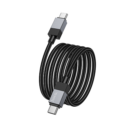 Кабель Type-C на Type-C, HOCO, X110, 1м, 60W, черный