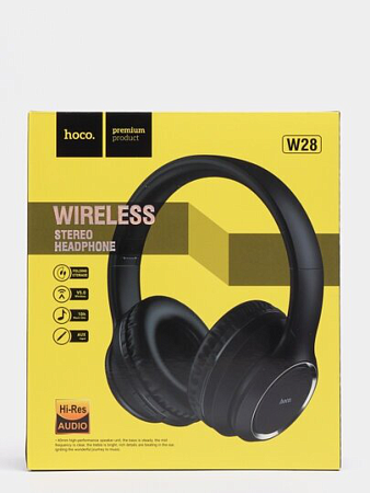 Беспроводные наушники W28, HOCO, черные