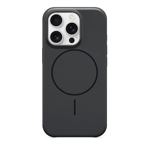 Чехол-накладка для iPhone 16 Pro, глянцевый, магнитный (MagSafe), без лого, X-CASE, черный