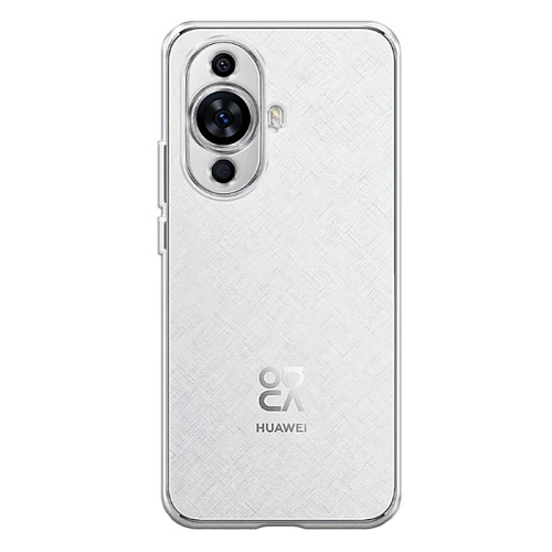 Чехол силиконовый для Huawei Nova 11 (4G), с защитой камеры, X-CASE, прозрачный