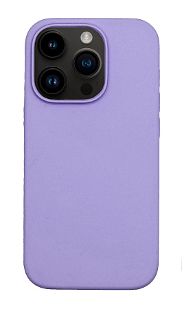 Чехол-накладка для iPhone 14 Pro, Silicon Case, без лого, сиреневый