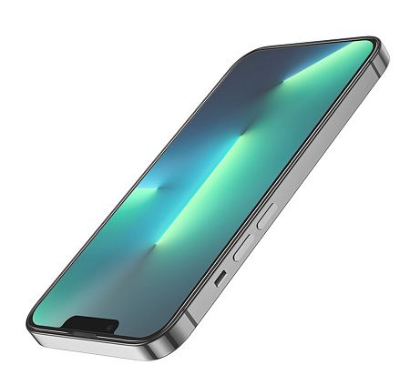 Защитное стекло на iPhone 13 mini (5.4) A28, HOCO, Full screen matte super clear anti-fingerprint, черное