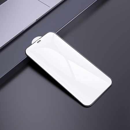 Защитное стекло на iPhone XS Max/11 Pro Max (G8), HOCO, 3D Full screen fine edge anti-fall tempered glass, черное