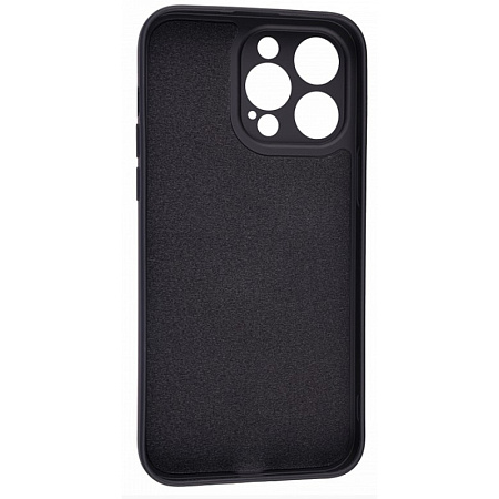 Чехол силиконовый для iPhone 15 Pro Max (6.7), good quality, c защитой камеры, X-CASE, черный
