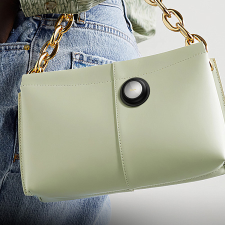 Устройство для поиска вещей E91B, синхронизация с IOS, Носо, черный с прозрачным