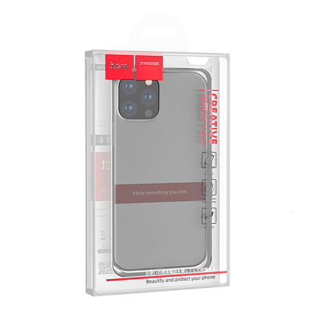 Чехол силиконовый для iPhone 15 Pro Max, Light series TPU, HOCO, черный