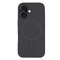 Чехол-накладка для iPhone 17, Silicon Case, магнитный (MagSafe), без лого, X-CASE, угольно-серый