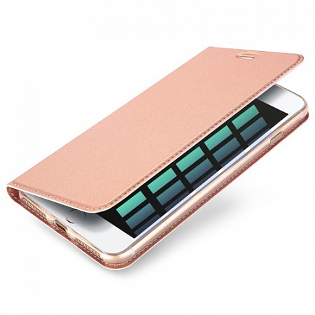 Чехол-книжка для iPhone 7 Plus/8 Plus, DU DU, боковой, розовый
