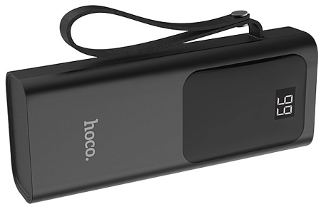 Универсальный Доп. Аккумулятор 10000mAh, J41, с диплеем, HOCO, черный