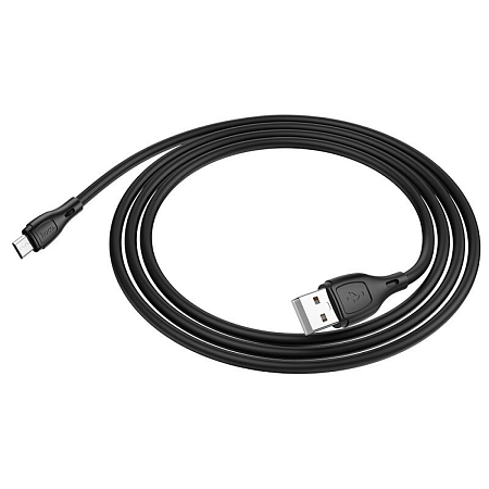 USB Кабель Micro, HOCO, X61, силиконовый, черный