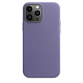 Чехол-накладка для iPhone 15 Pro, экокожа, магнитный (MagSafe), без лого, X-CASE, сиреневый