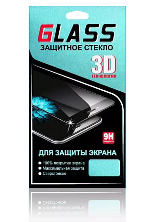 Защитное стекло на Xiaomi Redmi Note 4X, 3D Fiber, черный, X-CASE