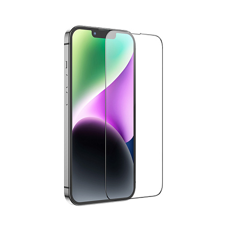 Защитное стекло на iPhone 13 (6.1)/13 Pro/14/16e, G14, HOCO, черное