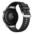 Ремешок на руку универсальный для умных часов 20мм, HOCO, WH17, силиконовый, черный