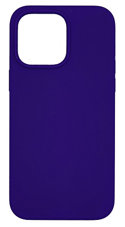 Чехол-накладка для iPhone 14 Pro Max, Silicon Case, без лого, индиго