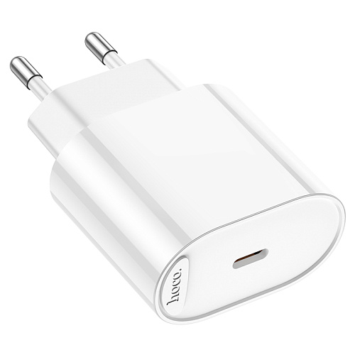 Сетевое зарядное устройство, 1 PD 20W (C109A), HOCO, цвет белый