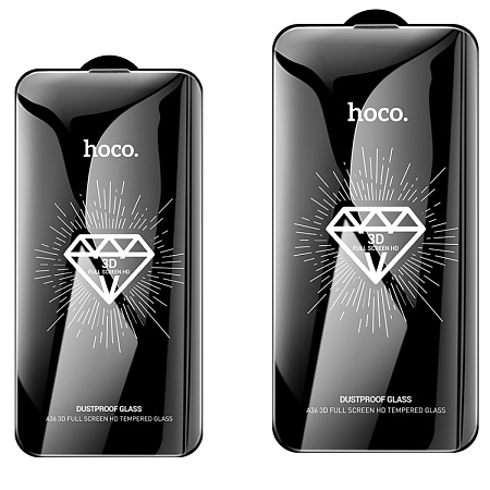 Защитное стекло для iPhone 16 Pro, A36, HOCO, черное