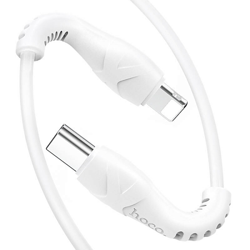 Кабель Lightning to Type-C (PD), HOCO, X55, белый