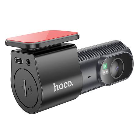 Видеорегистратор DV7, HOCO, дисплей 2K, черный