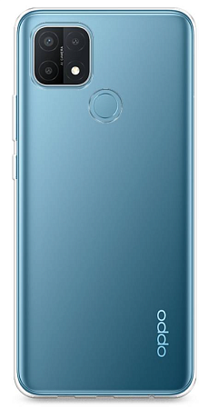 Чехол силиконовый для OPPO A15/A15S, X-CASE, прозрачный