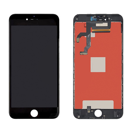 Дисплей iPhone 6 Plus в сборе с тачскрином (черный), высокое качество (copy LCD)
