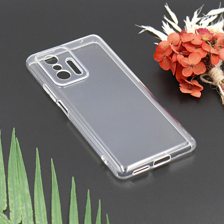 Чехол силиконовый для Xiaomi Mi 11T/Mi 11T Pro, с защитой камеры, X-CASE, прозрачный