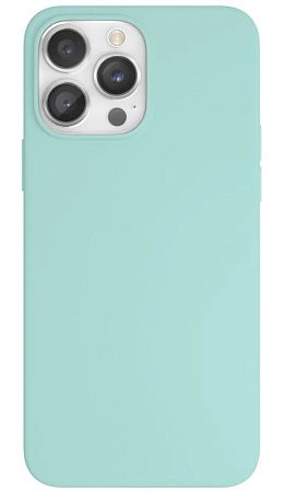 Чехол-накладка для iPhone 14 Pro Max, Silicon Case, без лого, бирюзовый
