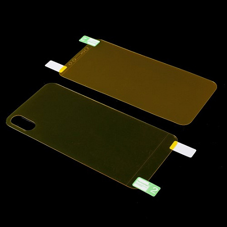 Защитная пленка на iPhone X/XS, 2 в 1, силиконовая