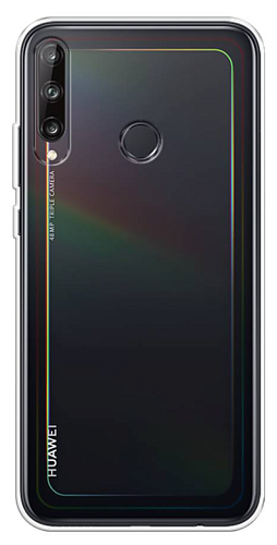 Чехол силиконовый для Honor 9C/P40 Lite E/Y7p (2020), X-CASE, прозрачный