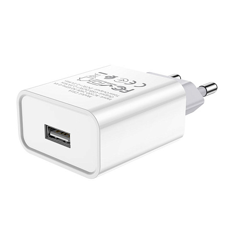 Сетевое зарядное устройство, 1 USB 2.1A (C81A), HOCO, белый