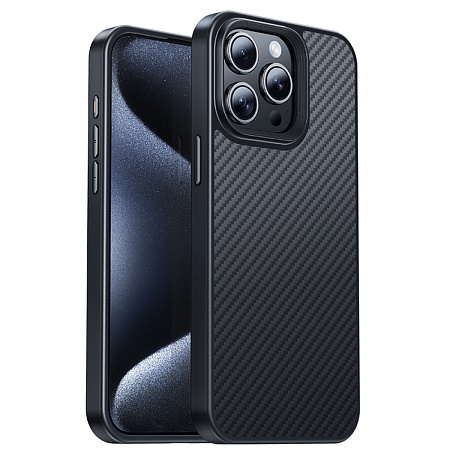 Чехол для iPhone 15 Pro, TPU, Магнитный (MagSafe), AS7, HOCO, черный