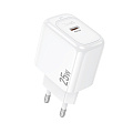 Сетевое зарядное устройство, 1 PD 25W (CS53A), HOCO, белый