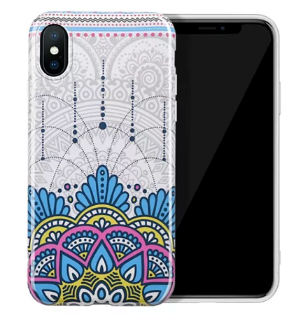 Чехол силиконовый для iPhone X/XS, HOCO, Doren series protective case, синий